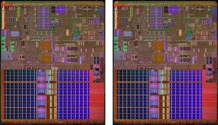 Presler CPU dies